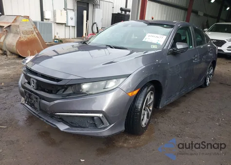 2020 Honda Civic Lx from USA, damaged, VIN 19XFC2F67LE005829